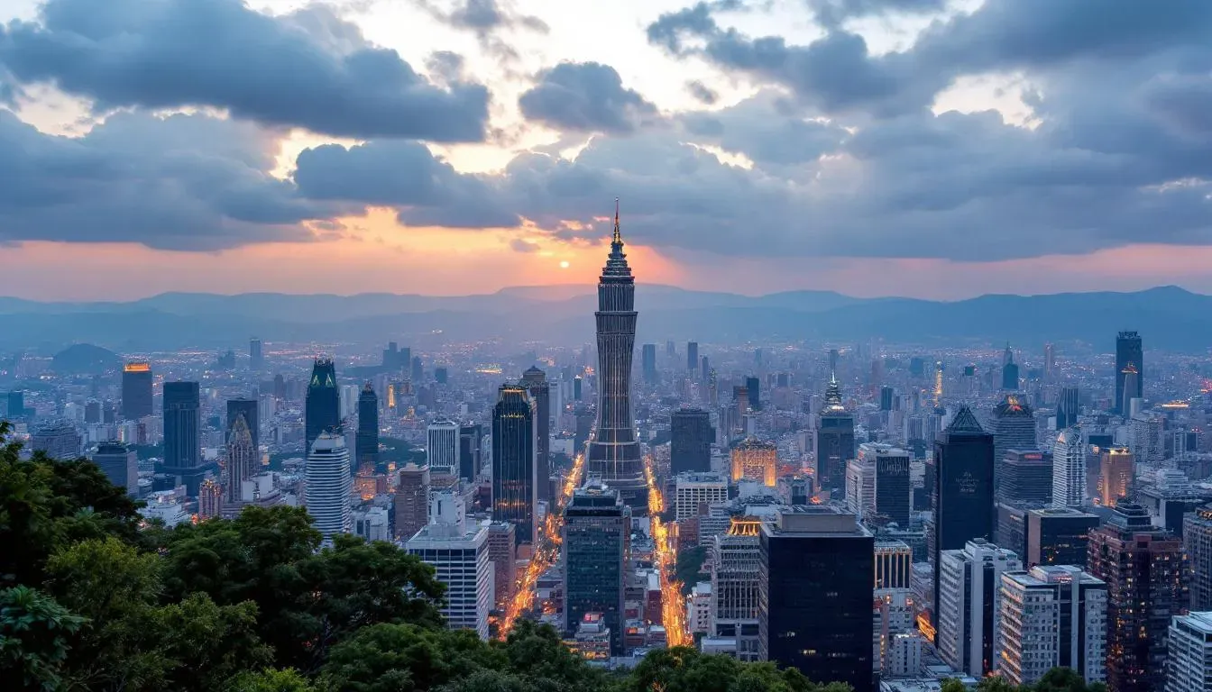 Mexico City Skyline - filming location in Mexico