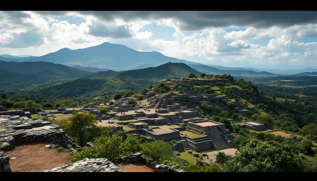 Monte Alban - filming location in Mexico