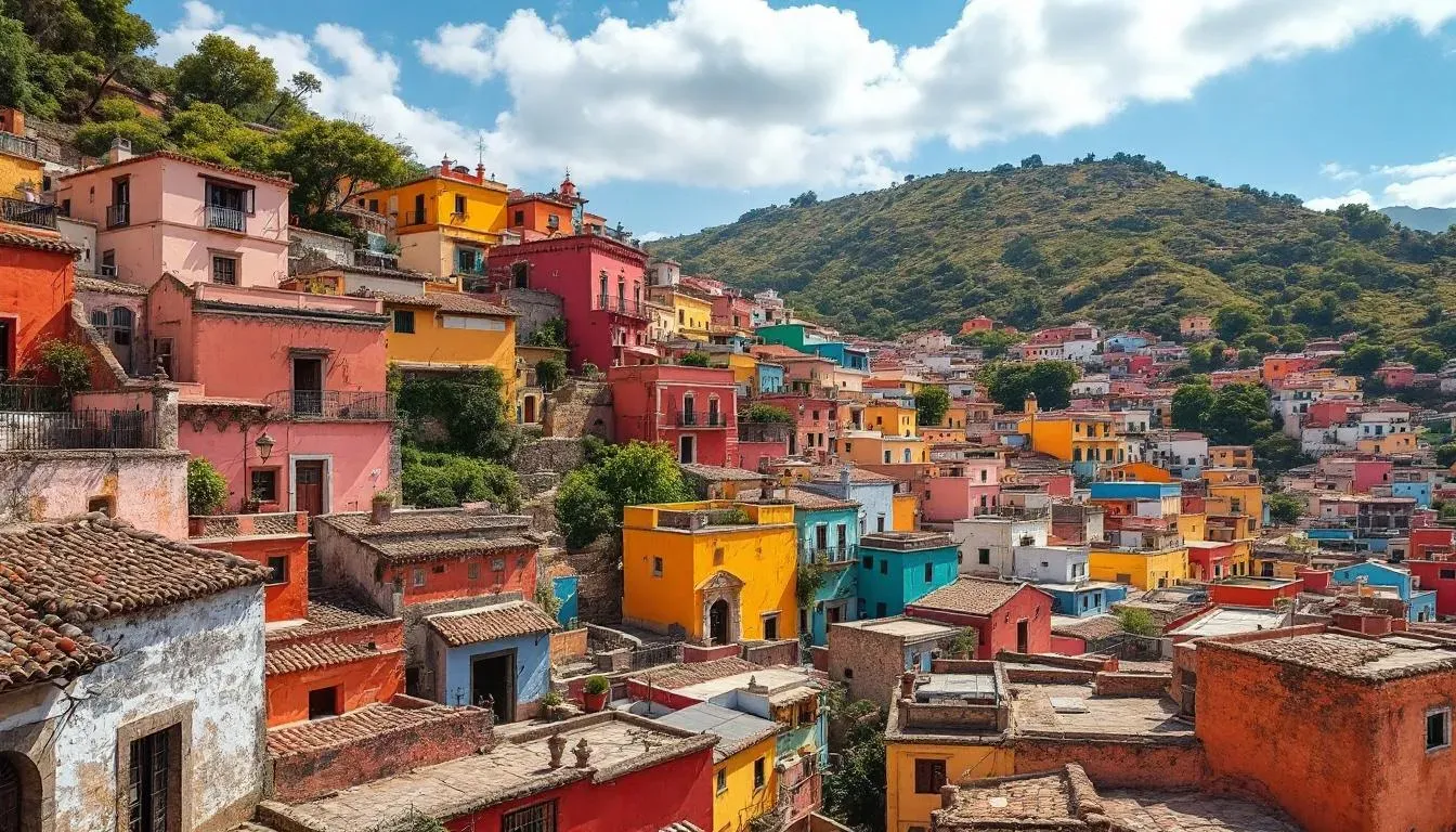 Filming location in Mexico